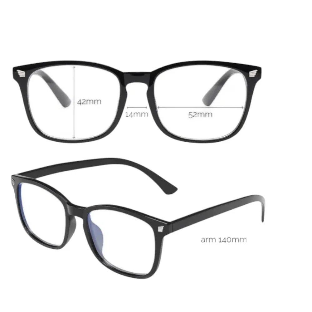 Livho Blue Light Blocking Glasses Black Square Frame Computer‎ Gaming Eyewear